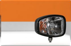 Heavy duty E approved head lamp