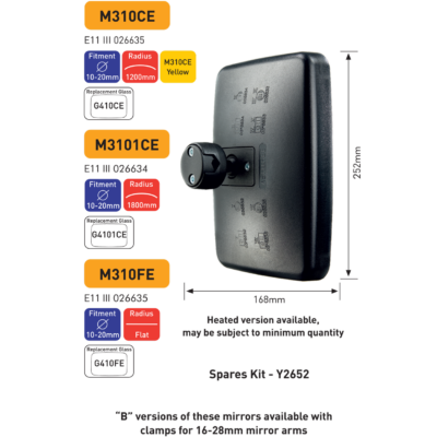 M310CE M3101CE M310FE mirrors